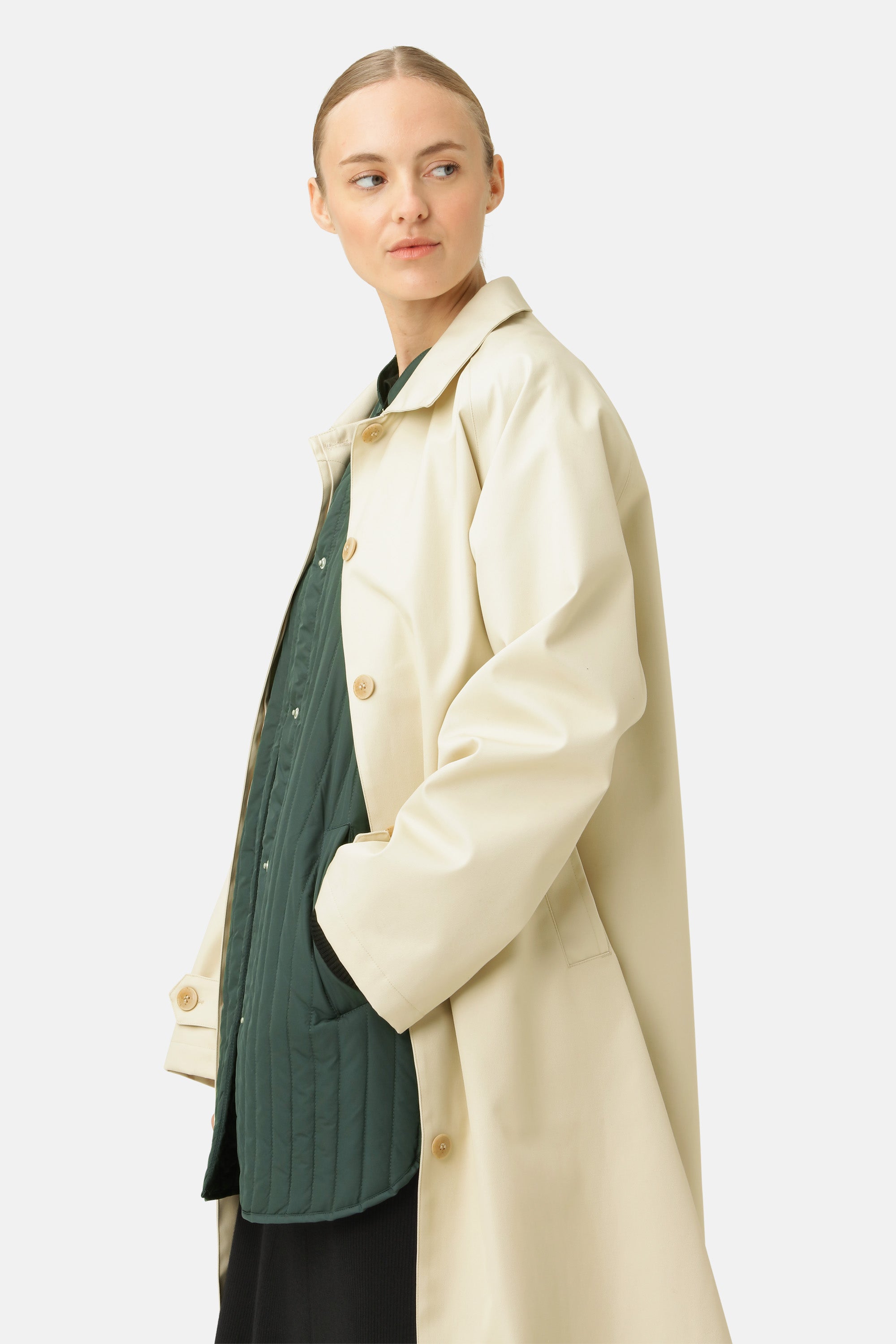Ilse Jacobsen Hornbæk Rain Trenchcoat Coat 132 Bleached Sand